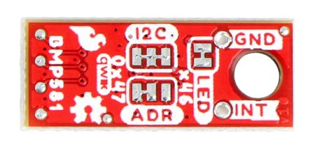 SparkFun Micro 6 DoF IMU s čipem ISM330DHCX od STMicroelectronics.
