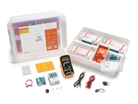 Obsah sady Arduino Education Starter Kit
