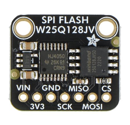 SPI FLASH Breakout – modul s pamětí Flash W25Q128 – 128 Mb / 16 MB – Adafruit 5643.