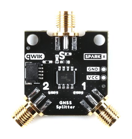 50ohmový anténní rozbočovač, který umožňuje připojit jednu GNSS anténu ke dvěma deskám nebo modulům.
