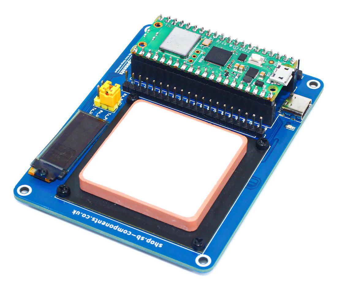 UHF Lite Expansion - rozšiřující deska s RFID modulem pro Raspberry Pi Pico - SB Components 26494