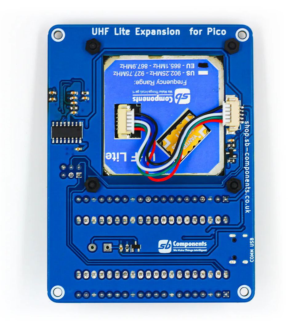 UHF Lite Expansion - rozšiřující deska s RFID modulem pro Raspberry Pi Pico - SB Components 26494