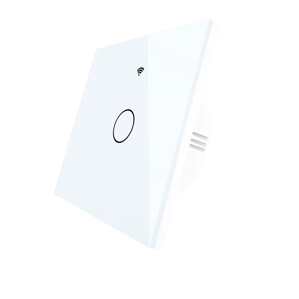 Tuya - dotykový nástěnný vypínač - WiFi / Bluetooth - 1-kanálový - Moes WRS-EU1-WH-MS