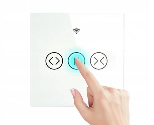 Tuya - inteligentní dotykový nástěnný vypínač pro ovládání rolet - WiFi / Bluetooth - Moes WS-EUR-C