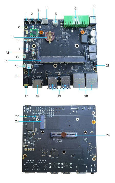 A607 Carrier Board - rozšiřující deska pro Nvidia Jetson Orin NX / Nano - Seeedstudio 102110841