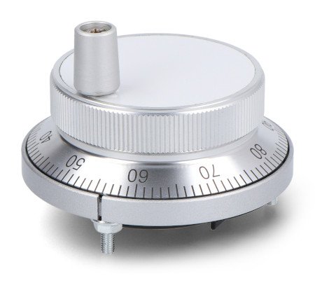 CNC inkrementální enkodér - 100 pulsů na otáčku - průměr 60 mm - stříbrný - Adafruit 5735