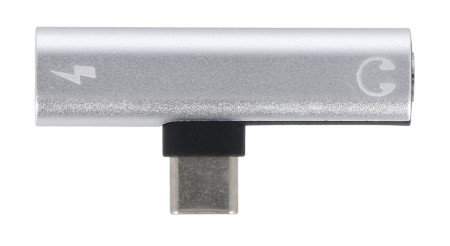 USB C adaptér - 3,5mm jack konektor / USB Type C - Akyga AK-AD-71