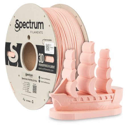 Vlákno Spectrum Pastello PLA 1,75 mm 1 kg - Bledý losos