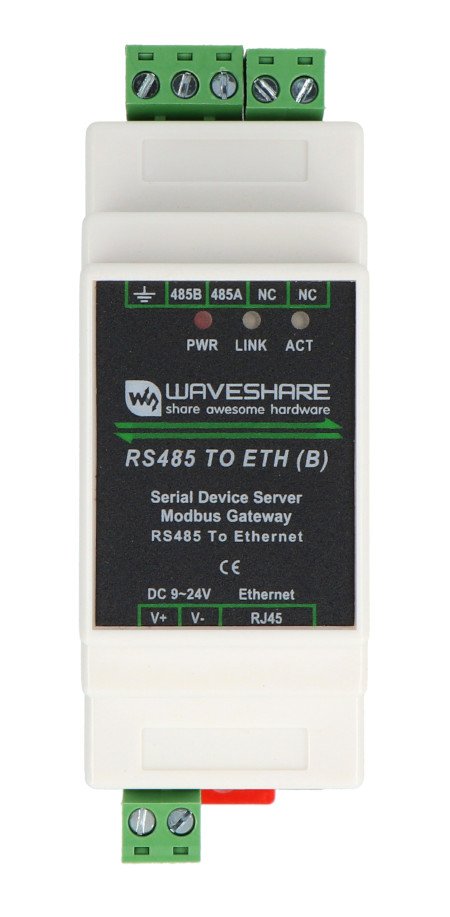 RS485 / RJ45 - Ethernet PoE - převodník Waveshare 20978