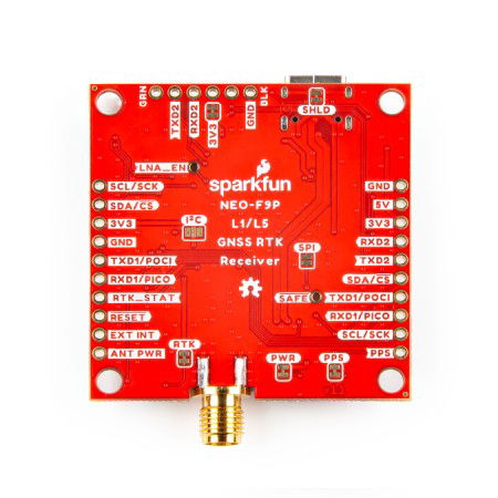 GNSS-RTK L1 / L5 Breakout Module – NEO-F9P – Qwiic – SparkFun GPS-23288