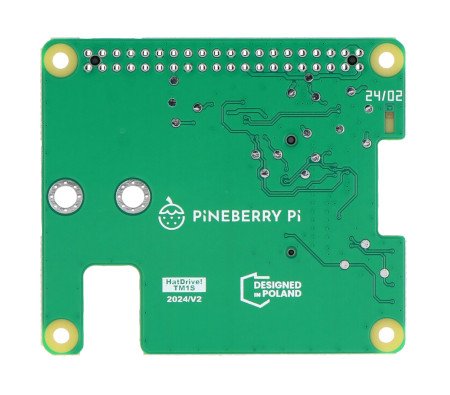 Pineberry Pi HatDrive! Nahoře - adaptér NVMe 2230, 2242 pro Raspberry Pi 5