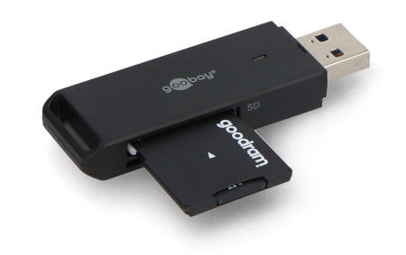 Čtečka karet SD / microSD se vstupem USB 3.0 - Goobay