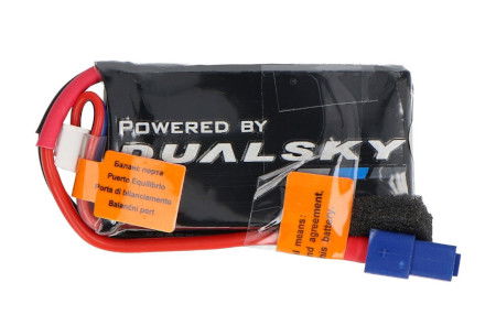 Li-Pol Dualsky 480 mAh ULTRA 150 C / 12 C 2S 7,4 V baterie