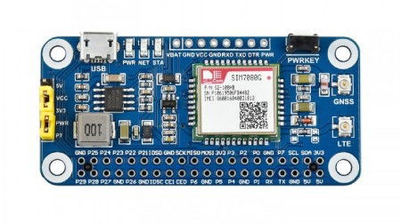 NB-IoT / Cat-M (eMTC) / GNSS HAT - SIM7080G - štít pro Raspberry Pi - Waveshare 17693