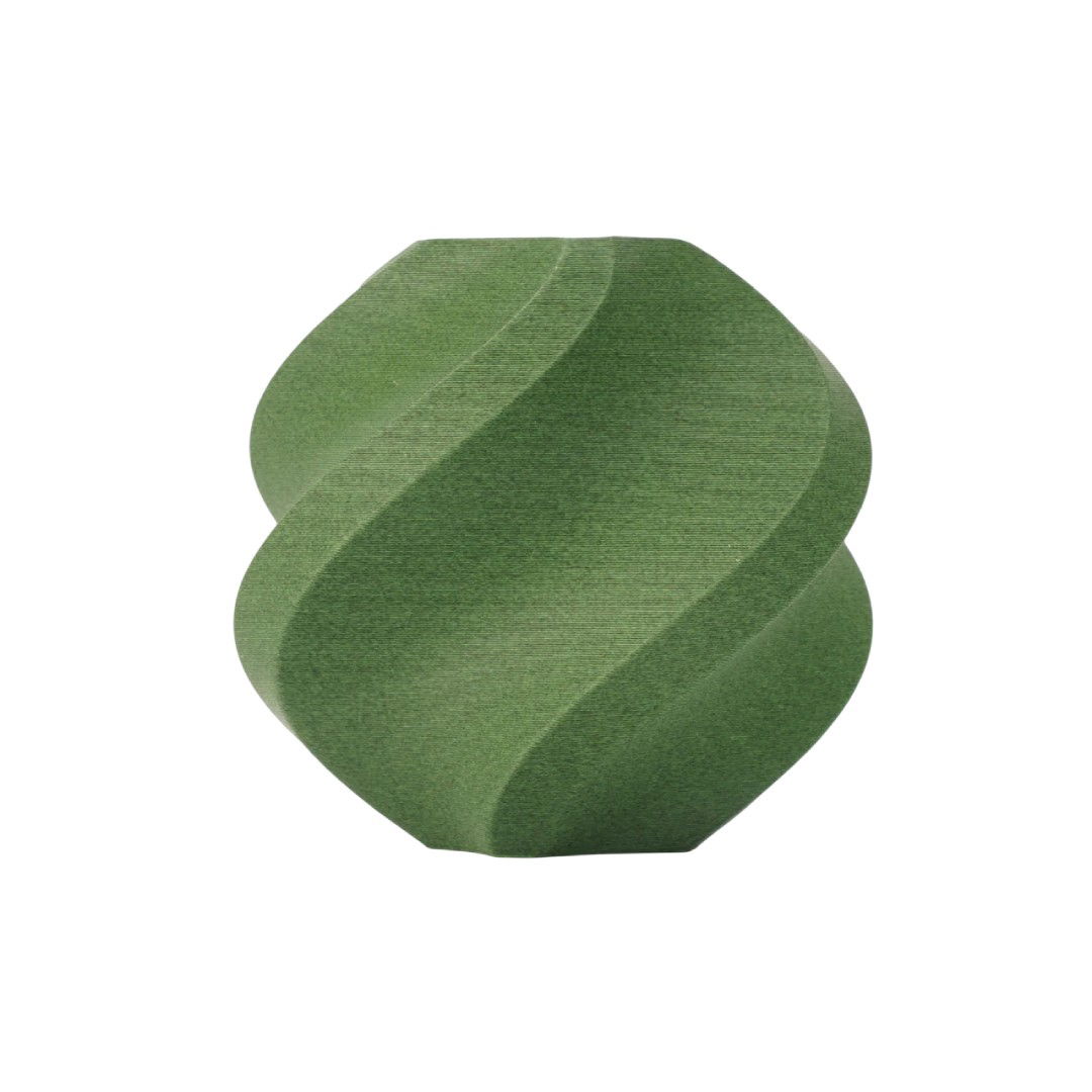 Bambu Lab vlákno PLA-CF 1,75 mm 1 kg - součástí balení s opakovaně použitelnou cívkou - Matcha Green