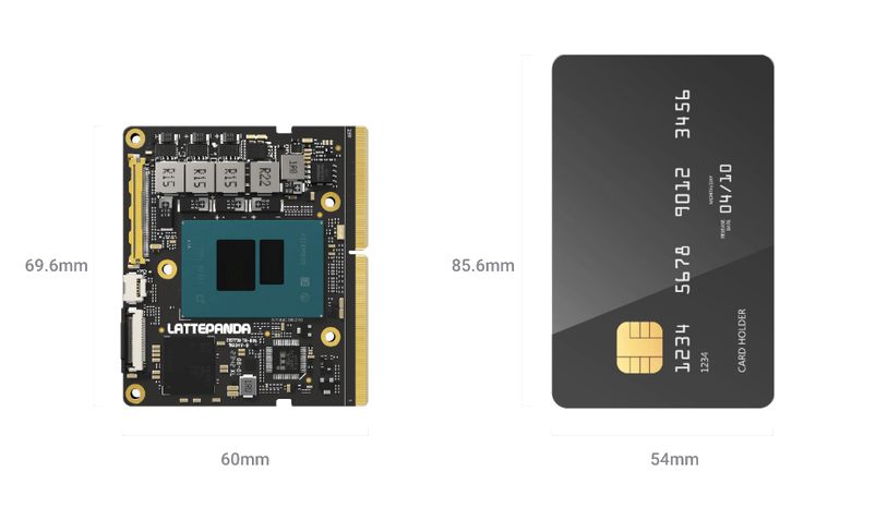 LattePanda Mu x86 – 8 GB RAM + 64 GB eMMC Intel N100