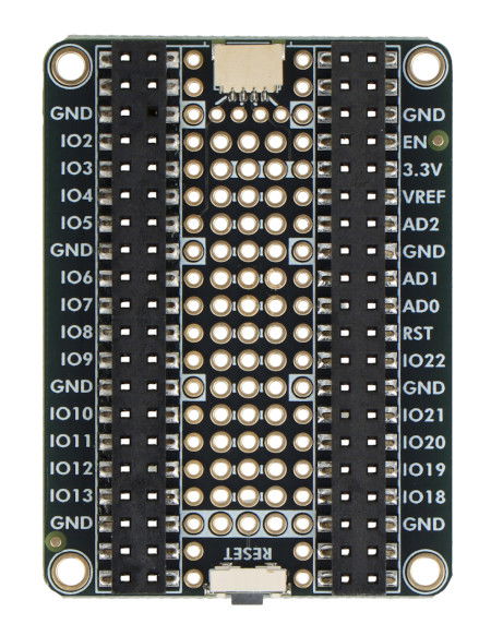 PiCowBell Proto Under Plate - prototypová deska pro Raspberry Pi Pico - STEMMA QT - resetovací tlačítko - Adafruit 5905