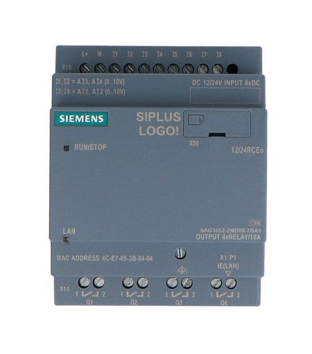 LOGO SIPLUS! 12/24RCEO - modul digitálních vstupů/výstupů - Siemens 6AG1052-2MD08-7BA1