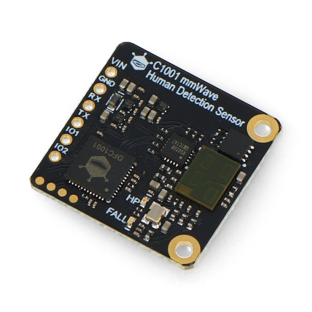 Vnitřní senzor detekce pádu - C1001 - mmWave 60 GHz senzor pro Arduino / ESP32 / micro:bit - DFRobot SEN0623