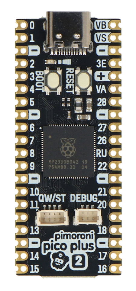 Pimoroni Pico Plus 2 - deska s mikrokontrolérem RP2350B - Pimoroni PIM724