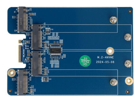 4x M.2 NVMe PCIe Gen 3 x1 rozšiřující deska - pro Odroid H4