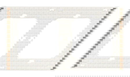 Sonoff M5-2C-80-FW - rámeček pro nástěnný vypínač M5-80 - dvojitý - bílý