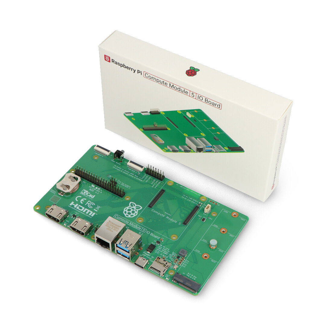 Výpočetní modul Raspberry Pi 5, I/O deska R2