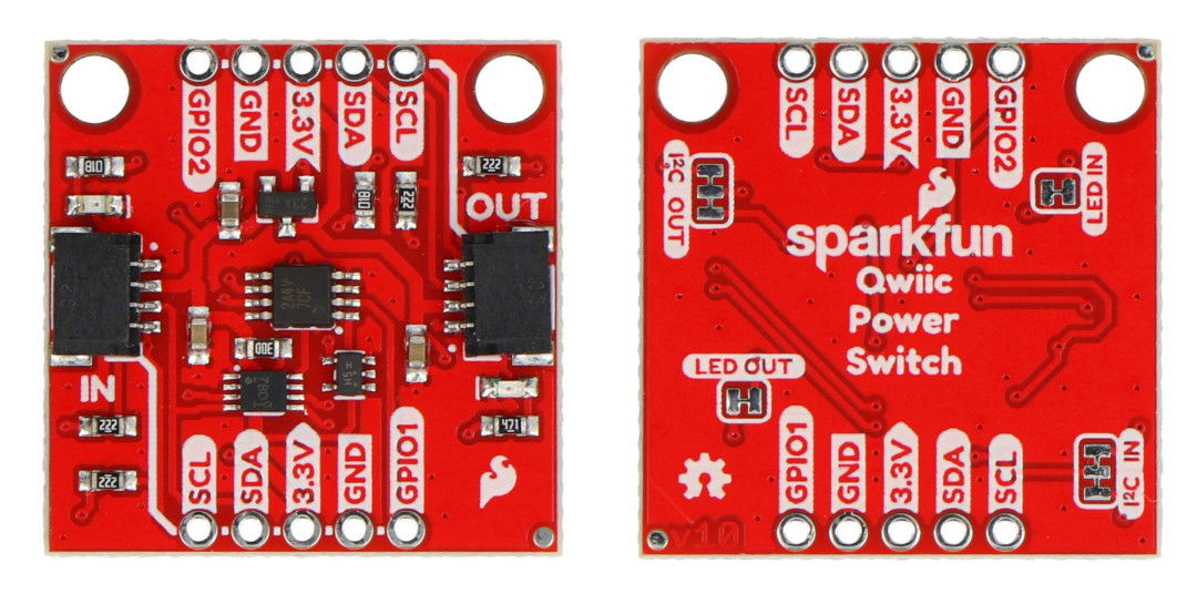 Vypínač Qwiic - vypínač - SparkFun PRT-26784