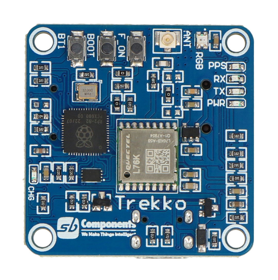 Trekko Pico GPS Logger - Multi-GNSS polohovací modul - L76K - RP2040 - SB Components 28405