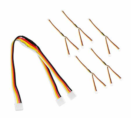 Grove - Sada 5 kabelů typu Y samice-samice 4pinové 2 mm - 20 cm - M5Stack A150