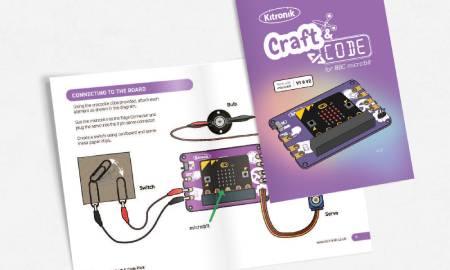Craft and Code - sada elektronických součástek pro BBC micro:bit - Kitronik 56132