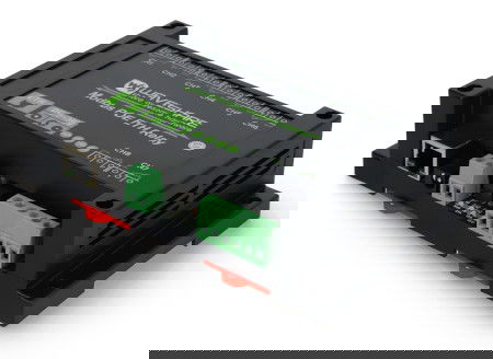 8kanálový reléový modul s optoizolací - kontakty 10 A / 250 V AC / 30 V DC - cívka 7 V - 36 V - Modbus PoE - Waveshare 24964