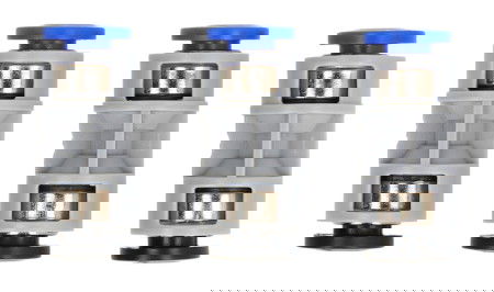 Sada konektorů PTFE hadiček pro tiskárny Bambu Lab řady X1 / P1 - bez držáku - 3 ks.