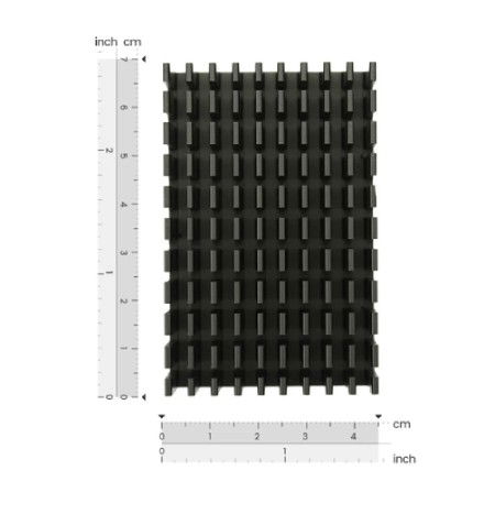 Hliníkový chladič pro LattePanda Mu - 70 x 45,5 x 33 mm - DFRobot FIT0989