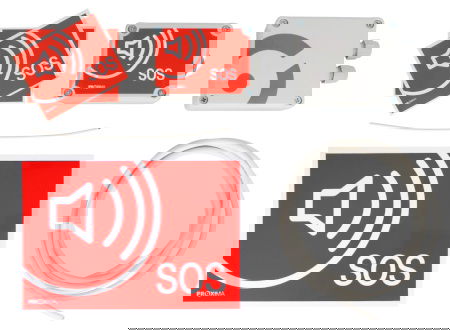 Proxima SOS - 1kanálový ovladač brány s otevřenou sirénou a dálkovými ovladači 433,92 MHz - 12 V / 24 V