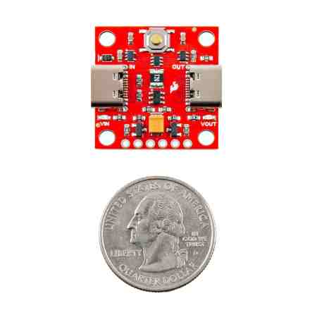 Soft Power Switch - vypínač - USB typu C - SparkFun PRT-27081