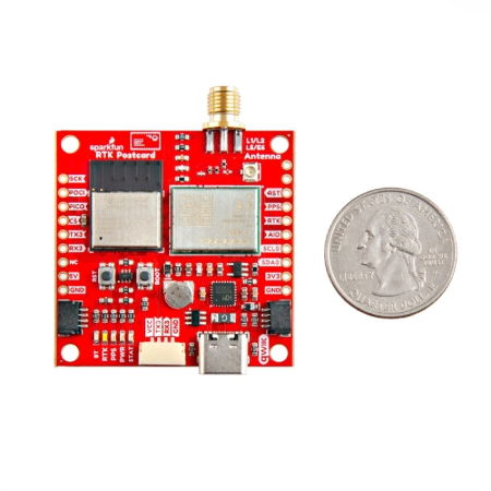 Modul RTK pohlednic - GNSS-RTK Quectel LG290P - ESP32-PICO-MINI-02 - SparkFun GPS-26916
