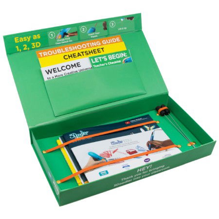 3Doodler EDU Start+ Learning Pack - vzdělávací sada - 6 3D per s příslušenstvím