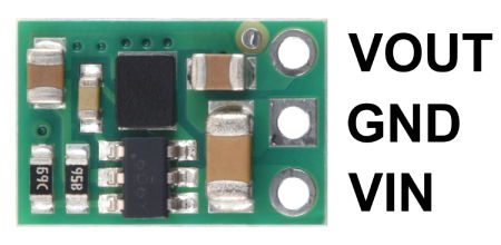 D45V5F5 - snižující měnič - 5V 0,5A - Pololu 5433