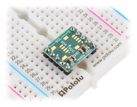 ISO1640 - Obousměrný I2C izolátor s izolovaným napájením bez konektorů - 5V/3,3V, 200mA - Pololu 5392