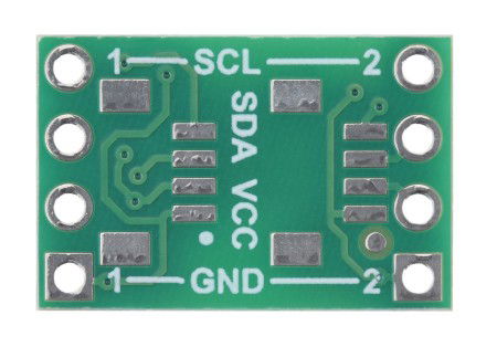 ISO1640 - Obousměrný I2C izolátor bez konektorů - 3 - 5,5 V / 2,25 - 5,5 V - Pololu 5390