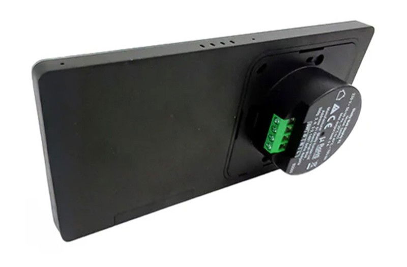 Shelly Wall Display X2 - Chytrý ovládací panel s 5A WiFi/Bluetooth relé + BLU H&T senzorem - Černý