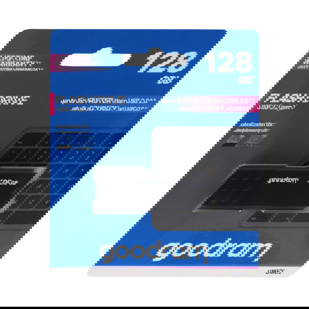 Flash disk GoodRam - USB 3.2 Gen 1 - UME3 černý 128 GB