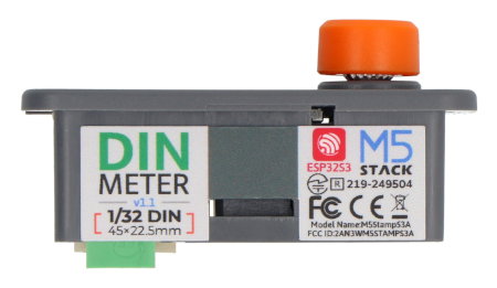 DinMeter v1.1 - Vývojový modul pro standardy DIN 1/32 - M5Stamp S3 - M5Stack K134