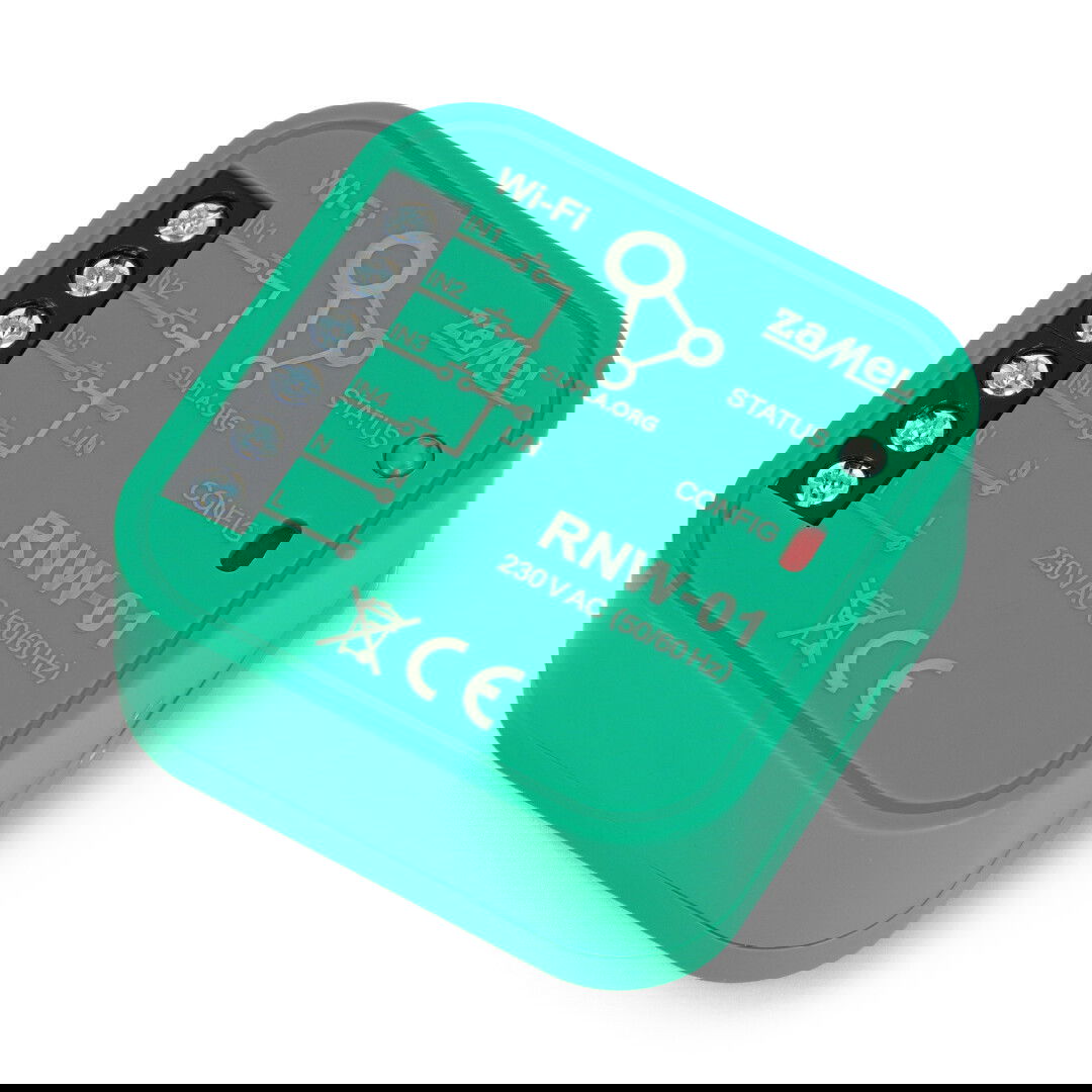Zamel Supla RNW-01 - 4vstupové rozhraní 230 V AC - WiFi - aplikace pro Android / iOS