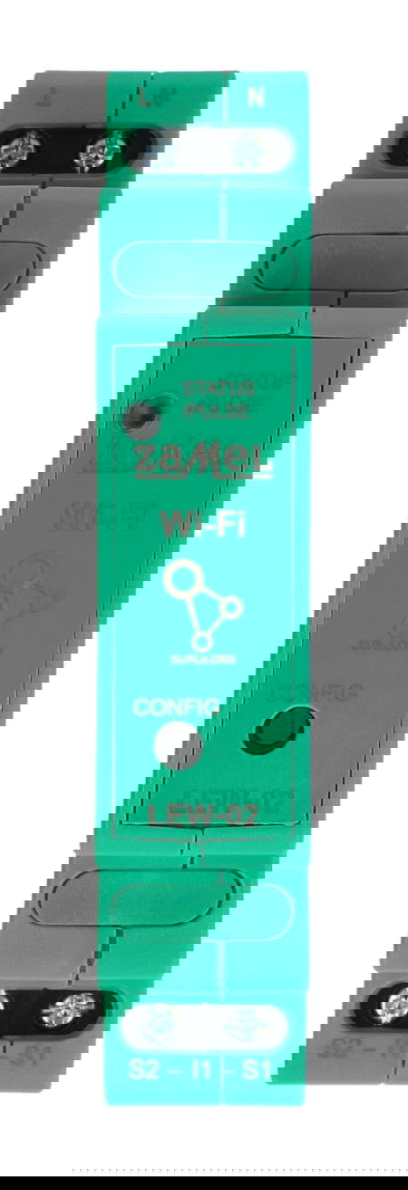 Zamel Supla LEW-02 - elektroměr - 1fázový 100 A - WiFi - aplikace pro Android / iOS