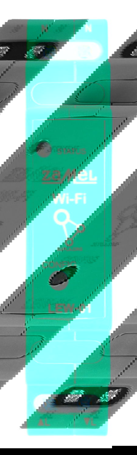 Zamel Supla LEW-01 - elektroměr - 1fázový 16 A - WiFi - aplikace pro Android / iOS
