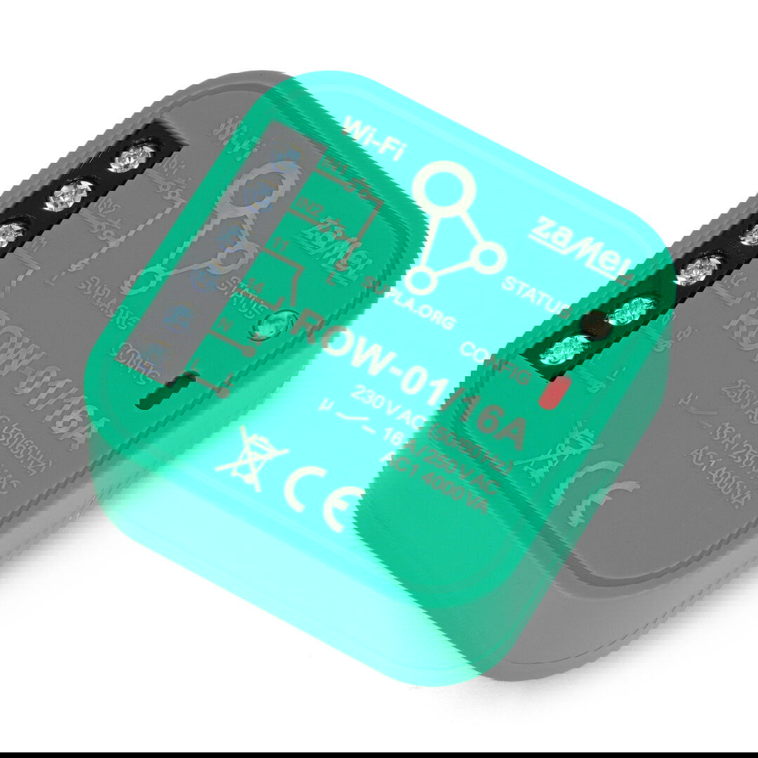 Zamel Supla ROW-01 - relé 230 V 16 A - WiFi - aplikace pro Android / iOS