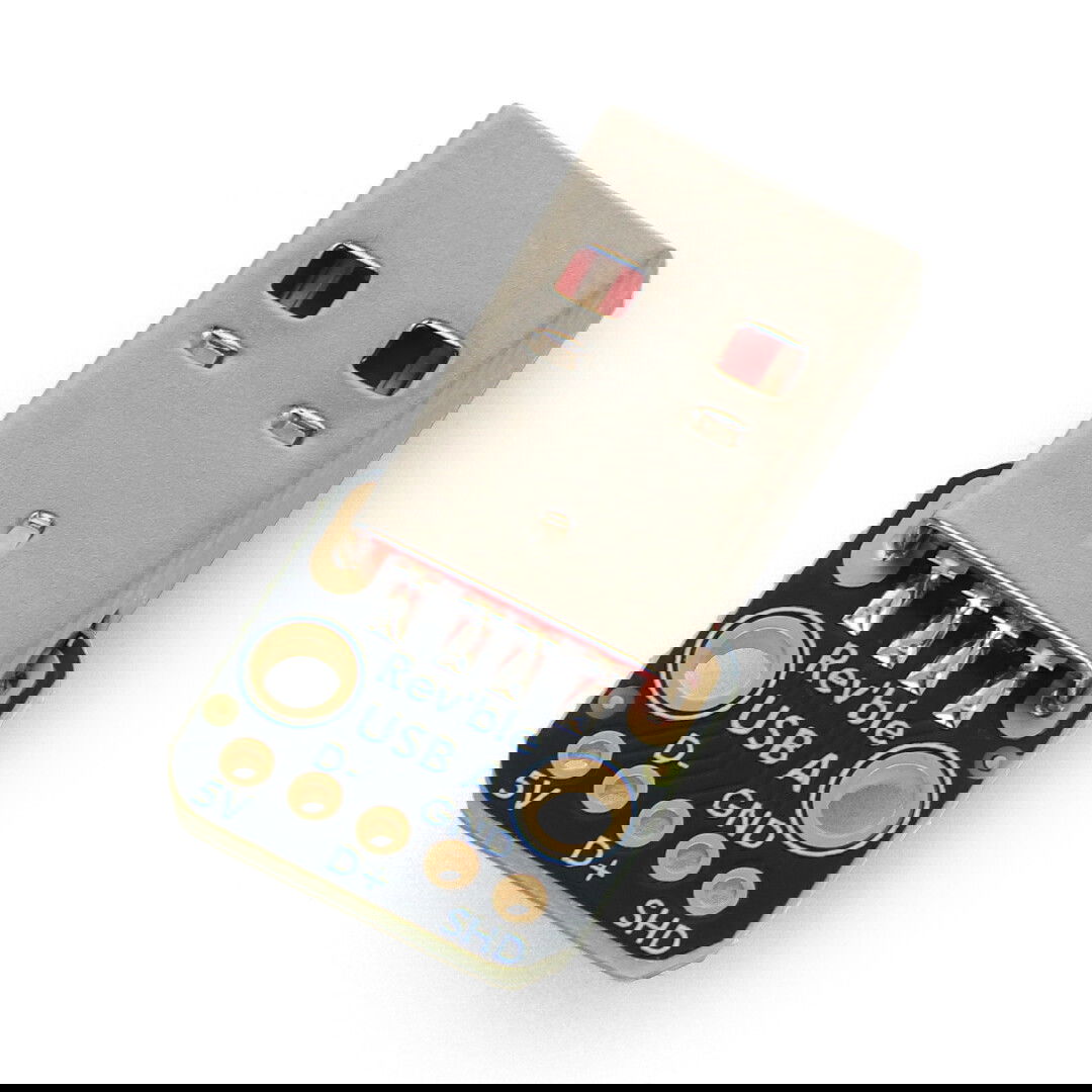 Oboustranný USB konektor typu A - konektor pro nepájivé pole - Adafruit 6001