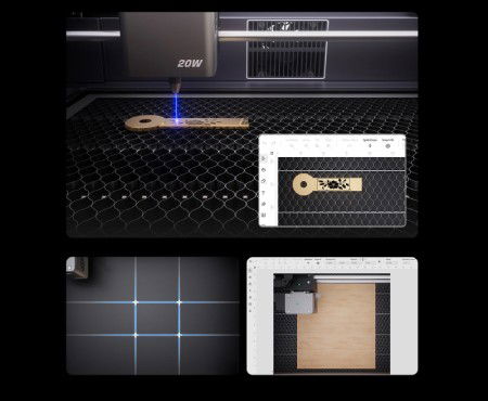 Laserový plotter - Creality Falcon A1 Pro - 20 W